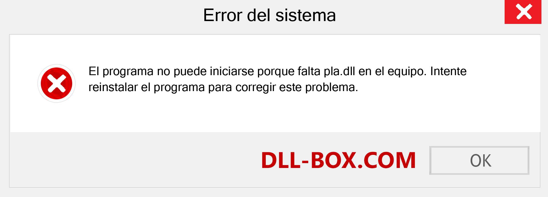 ¿Falta el archivo pla.dll ?. Descargar para Windows 7, 8, 10 - Corregir pla dll Missing Error en Windows, fotos, imágenes